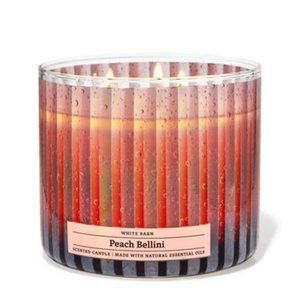 White Barn Peach Bellini 3 Wick Candle